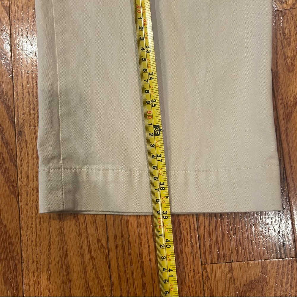 Polo Ralph Lauren Classic Fit Straight Leg Chino Pants Khaki 40x30 STF Newport - Picture 12 of 14